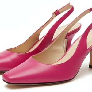 Elegant Pink Slingback Heels